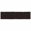 vidaXL Dessus de table bois massif trait&eacute; bordure assortie