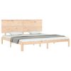 vidaXL Cadre de lit sans matelas 200x200 cm bois massif de pin
