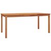 vidaXL Ensemble &agrave; manger de jardin 7 pcs Bois de teck solide
