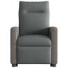 vidaXL Fauteuil de massage inclinable Gris fonc&eacute; Tissu