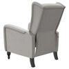 vidaXL Fauteuil de massage inclinable gris clair velours