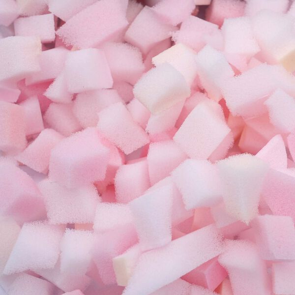 vidaXL Remplissage de mousse d&eacute;chiquet&eacute; Rose 10 kg Polyur&eacute;thane