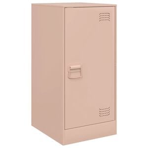 vidaXL Buffet rose 34,5x39x73 cm acier