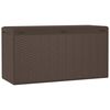 vidaXL Bo&icirc;te de rangement de jardin Marron 114x47x60 cm