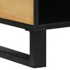 vidaXL Table basse Marron et Noir 80 x 50 x 40 cm Bois d'acacia massif