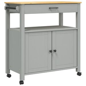 vidaXL Chariot de cuisine MONZA 84x40x88,5 cm bois massif de pin