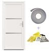 vidaXL Porte Frontale Blanc 98 x 200 cm PVC