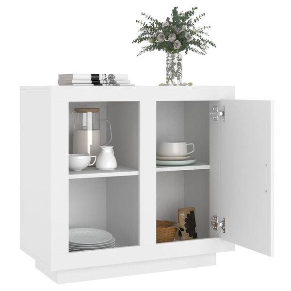 vidaXL Buffet Blanc 80x40x75 cm