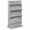 vidaXL &Eacute;tag&egrave;re &agrave; magazines Gris Sonoma 70 x 41 x 126 cm