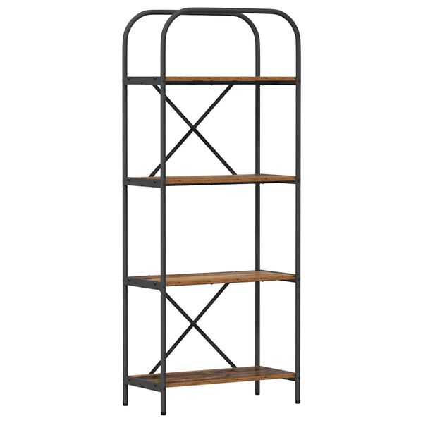 vidaXL &Eacute;tag&egrave;re Bois ancien 60 x 30 x 146 cm Bois d'ing&eacute;nierie