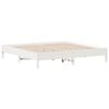 vidaXL Lit biblioth&egrave;que sans matelas blanc 180x200 cm bois pin massif