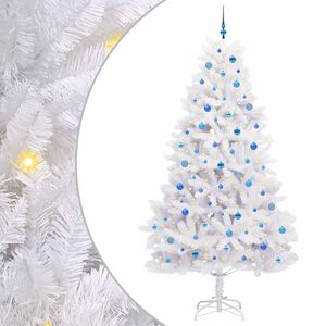 vidaXL Sapin de No&euml;l Artificiel &agrave; Branches Articul&eacute;es Blanc 240 cm