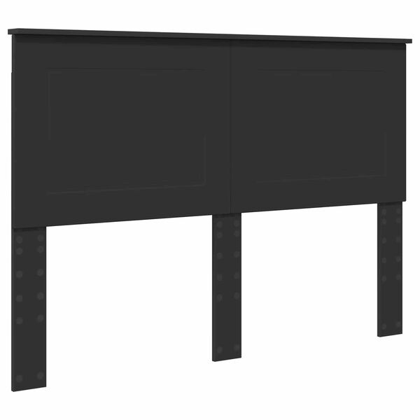 vidaXL T&ecirc;te de lit Ch&ecirc;ne noir 160 cm Bois d'ing&eacute;nierie