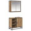 vidaXL Ensemble de mobilier de salle de bain 2 pc Ch&ecirc;ne artisanal