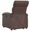 vidaXL Fauteuil inclinable marron similicuir