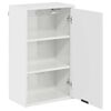 vidaXL Cabinet de salle de bain Blanc brillant 39 x 23,5 x 65 cm