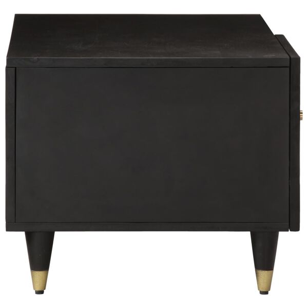 vidaXL Table basse 80x50x40 cm bois de manguier massif