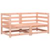 vidaXL Canap&eacute;s d'angle de jardin et coussins 2 pcs bois massif douglas
