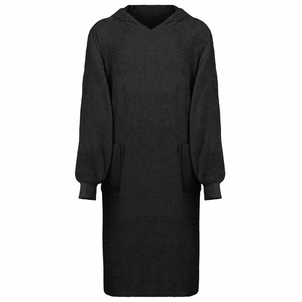 vidaXL Sweat &agrave; capuche couverture KINN Noir XL Coton