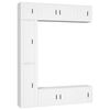 vidaXL Ensemble de meubles TV 7 pcs Blanc Bois d'ing&eacute;nierie
