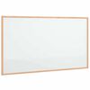 vidaXL Tableau blanc magn&eacute;tique avec cadre en bois de pin massif 100 x 55 cm