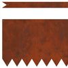 vidaXL Bordure de Pelouse 50 pcs Marron 100 x 0.05 x 20 cm