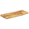 vidaXL Dessus de table 80x20x3,8 cm bord vif bois massif manguier brut