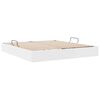 vidaXL Lit de Rangement avec matelas Blanc pur 180 x 200 cm Faux cuir