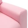 vidaXL Fauteuil inclinable enfants Similicuir Rose