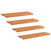 vidaXL Marches d'escalier 4 pi&egrave;ces 90 x 25 x 2 cm Marron Clair