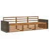 vidaXL Ensemble de canap&eacute;s d'ext&eacute;rieur 3 pc Naturel