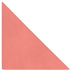vidaXL T&ecirc;te de lit murale 12 pcs Rose Velours