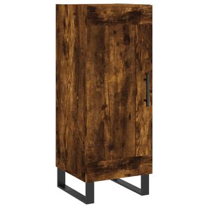 vidaXL Buffet Ch&ecirc;ne fum&eacute; 34,5x34x90 cm Bois d'ing&eacute;nierie