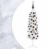 vidaXL Sapin de No&euml;l artificiel &eacute;troit avec boules 150 cm 150 LED