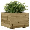 vidaXL Jardinière 70x70x49,5 cm bois de pin imprégné