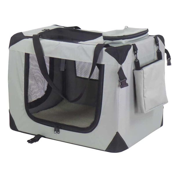 @Pet Caisse de transport pour chiens Nylon 82 x 58 x 58 cm Gris