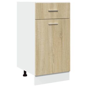 vidaXL Armoire &agrave; tiroirs inf&eacute;rieure "Lyon" Ch&ecirc;ne Sonoma 40 x 46 x 81,5 cm Bois d'ing&eacute;nierie