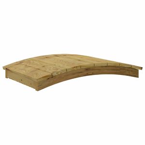 vidaXL Pont de jardin 110x74 cm Bois massif de pin impr&eacute;gn&eacute;