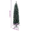 vidaXL Sapin de No&euml;l artificiel mince 300 LED 240 cm