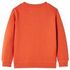 Sweatshirt pour enfants orange 128