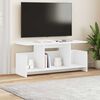 vidaXL Meuble TV Blanc 102 x 35 x 45 cm Bois d'ing&eacute;nierie