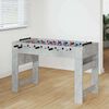 vidaXL Table de Foosball Gris B&eacute;ton 125 x 60,5 x 80 cm