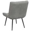 vidaXL Chaise de relaxation gris clair 64x74x84 cm velours