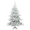 vidaXL Sapin de No&euml;l Artificiel &agrave; Branches Articul&eacute;es Blanc 150 cm