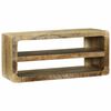 vidaXL Meuble TV Marron 80 x 32 x 36 cm Bois de manguier massif