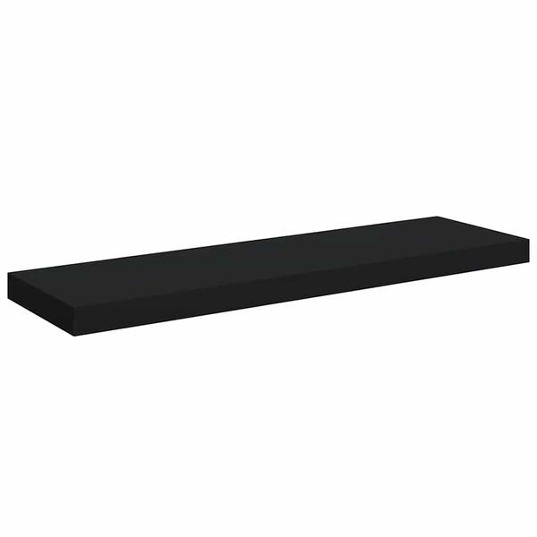 vidaXL &Eacute;tag&egrave;re flottante murale noir 80x23,5x3,8 cm MDF