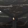 vidaXL Table basse Noir 80x80x35 cm Verre tremp&eacute;