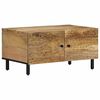 vidaXL Table basse 80x50x40 cm bois de manguier massif