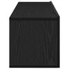 vidaXL Meuble TV 2 pcs Noir 100 x 30 x 30 cm Bois d'ingénierie