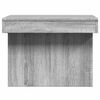 vidaXL Table basse sonoma gris 80x55x40 cm bois d'ing&eacute;nierie